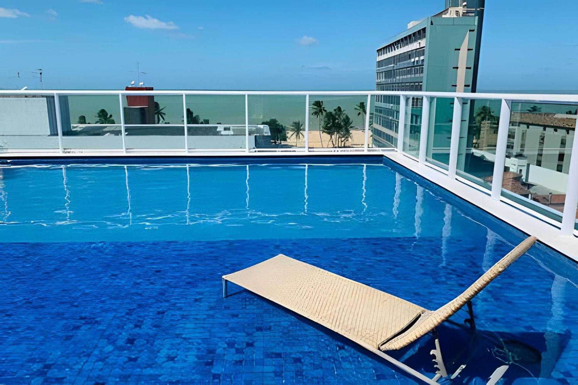 Appartement Apto Com Piscina Rooftop Em Cabo Branco. à João Pessoa Extérieur photo